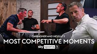 Jamie Carragher and Gary Nevilles MOST COMPETITIVE moments 💥 [upl. by Maddis]