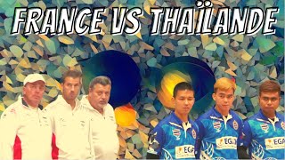 Partie Exceptionnelle  France vs Thaïlande Championnat du Monde Triplette 2021  Pétanque [upl. by Dollie]