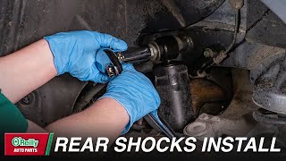 How To Replace Rear Shock Absorbers [upl. by Shannen595]