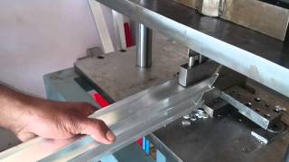 Aluminium profile punching machine [upl. by Dalston383]