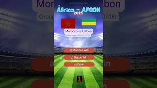 Morocco vs Gabon AFCON 2024 Qualifiers Prediction  Who Will Win match prediction morroco gabon [upl. by Anivlek]