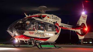 DRF Luftrettung  Nachtstart Christoph 80  DHXFH  H145 [upl. by Ragde]