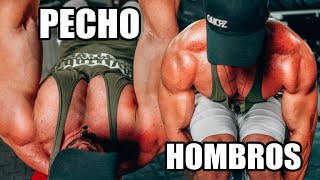 RUTINA DE PECHO Y HOMBROS RUDA  Gymtopz [upl. by Aidualk240]