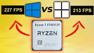 Is Windows 11 BAD for Ryzen 5000 Windows 10 vs 11 Gaming Benchmarks [upl. by Eirameinna402]