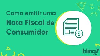 Como emitir uma Nota Fiscal de Serviços Eletrônica NFSe com o Bling [upl. by Amadus751]