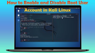 How to Enable and Disable Root User Account in Kali Linux  Kali Linux 20211 [upl. by Johnsson]