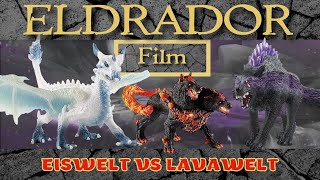 Eldrador Eiswelt gegen Lavawelt in der Schattenwelt Film 🥶🌋 Eisdrache vs Lavagolem [upl. by Joacima397]