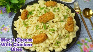 Mac amp Cheese RecipeCrispy Chicken Bites RecipeCrispy Chicken Bites Air FryerChicken Bites Recipe [upl. by Awad125]