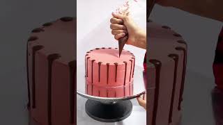 Chocolate dripping Cake decorationcake shortsfeed cakedesign trending ytshorts shorts cakeart [upl. by Dyna]