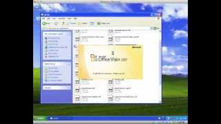 Microsoft Visio 2007 Installation [upl. by Ardiedal]