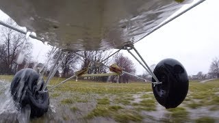 RC Bush Plane Through Rain Streams Sand and Rocks [upl. by Adlig]