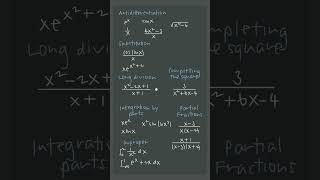 All the integration 🔨🔨tools🪚🪚 you can choose from apcalculus apcalc unit6 shorts [upl. by Artkele]