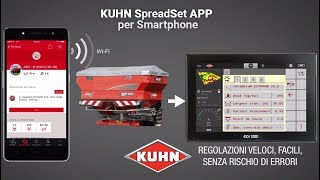 KUHN  APP SpreadSet  Per gli spandiconcime [upl. by Nolak]