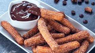 Churros recipe without egg Green Chef [upl. by Nylicaj]