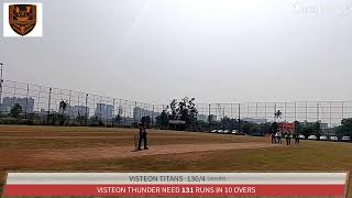 Live Cricket Match  Visteon Titans vs Visteon Thunder  17Nov24 1130 AM 10 overs  VPL 2024 Mens [upl. by Ahseirej]