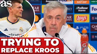 ANCELOTTI struggling to fill the void left by IRREPLACEABLE KROOS [upl. by Aciras86]