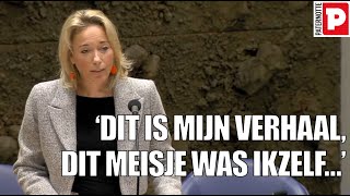 Kamer MUISSTIL Justitiestas Ingrid Coenradie PVV vertelt hoe ze MISBRUIKT werd [upl. by Irrac]