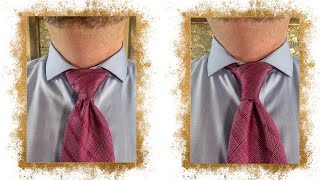 How to Tie a Windsor Knot and HalfWindsor Knot [upl. by Nimaj]