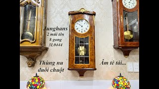 quotĐã chốtquotĐánh giá chi tiết đồng hồ treo tường Junghans 2 mũi tên 8gong thùng nu đuôi chuột cực chất [upl. by Lion]