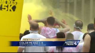 Color Me Rad 5K held on North Shore [upl. by Issac152]