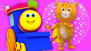 gattino canzone  bob il treno per i bambini  Kitten Song  canzone in italiano [upl. by Savina745]