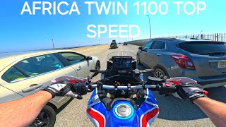 AFRICA TWIN 1100 POV FAST RIDE [upl. by Alikee24]