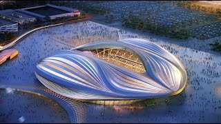 MUNDIAL DE FÚTBOL QATAR 2022 ESTADIOS INCREIBLES [upl. by Serdna]