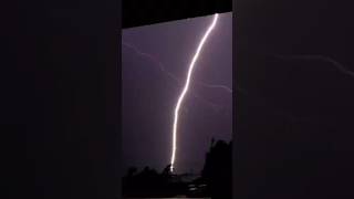 Direct lightning strike [upl. by Nanah]