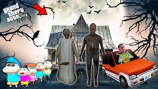 Franklin and his Friends VS Granny and Grandpa For Escape Horror House GTA 5  GTAV AVENGERS [upl. by Namar810]