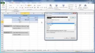 Excel 2010  Datum [upl. by Frasch]