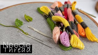 Hand Embroidery for beginners  Needle and Threads  HandiWorks 103 [upl. by Meean151]