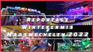 Reportage Review ijskoude winterkermis Funfair Kirmes Maasmechelen 20222023 [upl. by Janeva674]