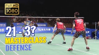 Masterclass Defense  Kevin Sanjaya Marcus Fernaldi vs Yuta Watanabe Hiroyuki Endo FullHD1080p [upl. by Pansir]