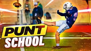 How To Punt In Football Coaching Guide [upl. by Goodrich]