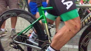 Peter Sagan Riding A Prototype Specialized Allez Criterium Race Bike Tour Down Under [upl. by Adnawot792]