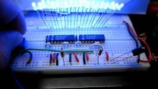 LM3914 Resistor Variable 20LED DisplayAVI [upl. by Kaleena]