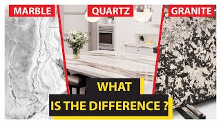 How To Tell The Difference Between Marble granite And Quartz [upl. by Cattier]