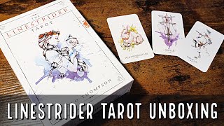 The Linestrider Tarot Unboxing and Flip Through [upl. by Islek273]