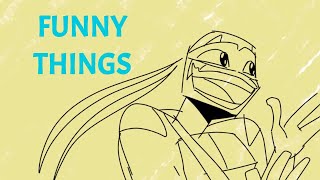 Funny Things  ROTTMNT Leo Animatic [upl. by Oicnecserc]