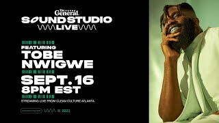 TOBE NWIGWE  THE GENERAL SOUND STUDIO LIVE at clean culture atlanta [upl. by Undry]