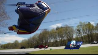 Child injured when bounce house at church festival blew away speaks out [upl. by Gerger797]