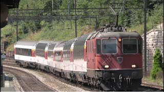 Gotthard Bergstrecke 2022 Panorama Express SBB IC Mova und SÃ¼dostbahn um GÃ¶schenen  Wassen [upl. by Ferrell]