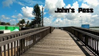 Johns Pass  Hubbard Marina Florida  Walking Tour [upl. by Tharp]