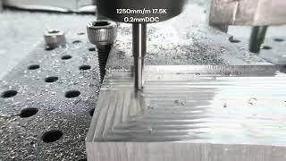 Machining aluminium 6082 T6 Carbide 3D Nomad 3 [upl. by Dez]