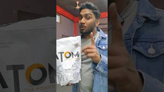 ATOM whey protein review 🤮🤮🤮 shorts [upl. by Bokaj664]