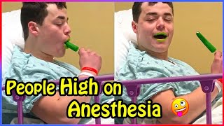 Anesthesia Reactions 😵  FUNNIEST PEOPLE HIGH ON ANESTHESIA [upl. by Novihc]