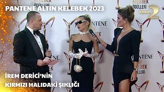 Pantene Altın Kelebek 2023 İrem Derici’nin Kırmızı Halıdaki Şıklığı [upl. by Balduin]