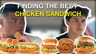 Brits try finding the best Chicken Sandwich [upl. by Etteraj]