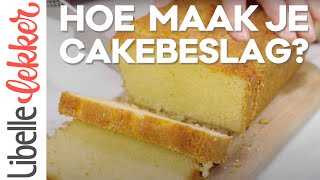 Hoe maak je cakebeslag [upl. by Roots368]