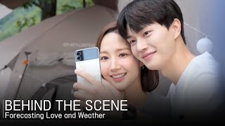 Behind the Scenes ☁️Forecasting Love and Weather☁️ SONG KANG X PARK MIN YOUNG [upl. by Htebharas]